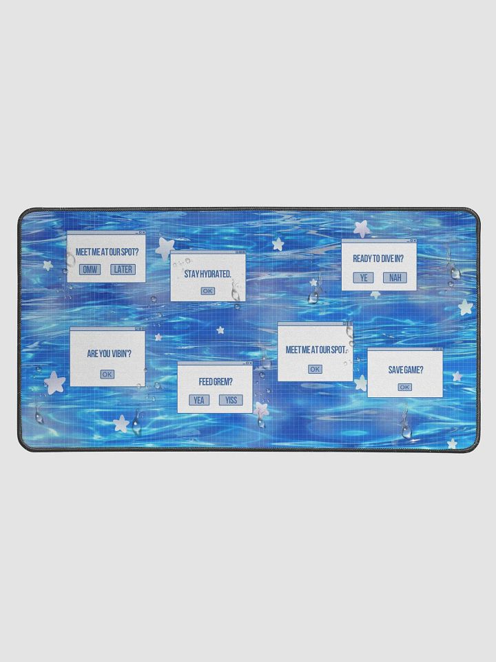 Aquarium Windows Deskmat - Blue product image (1)