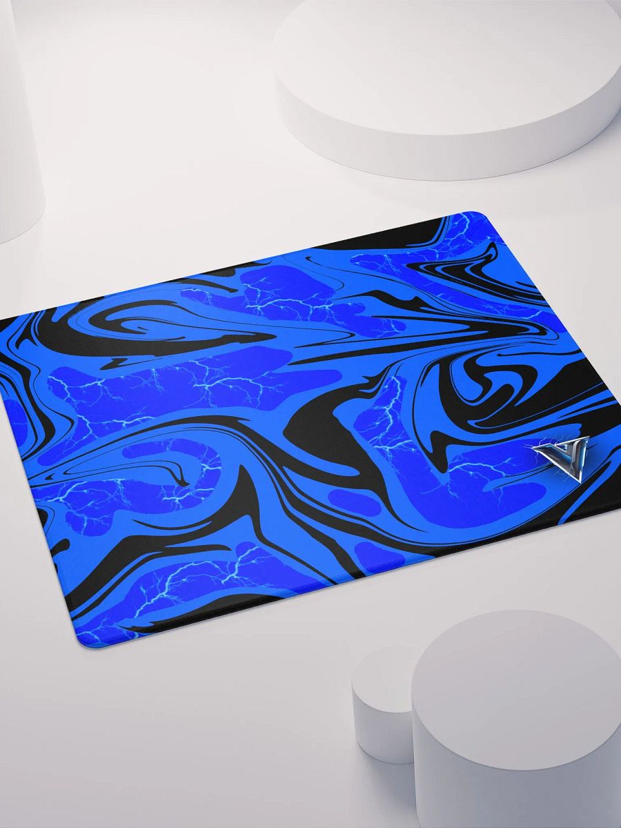 Black x Voltage Blue Gaming Mouse Pad product image (4)