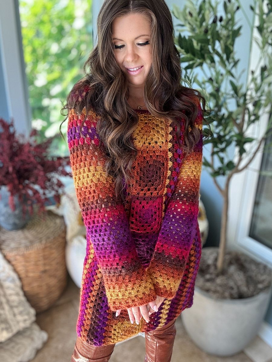 Retro Granny Dress Crochet Pattern product image (9)