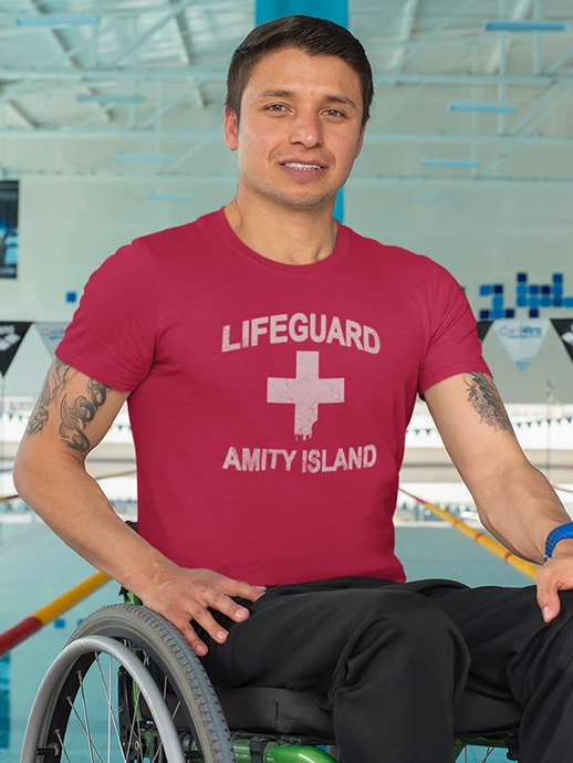 Amity Island Lifeguard Unisex T-shirt product image (30)