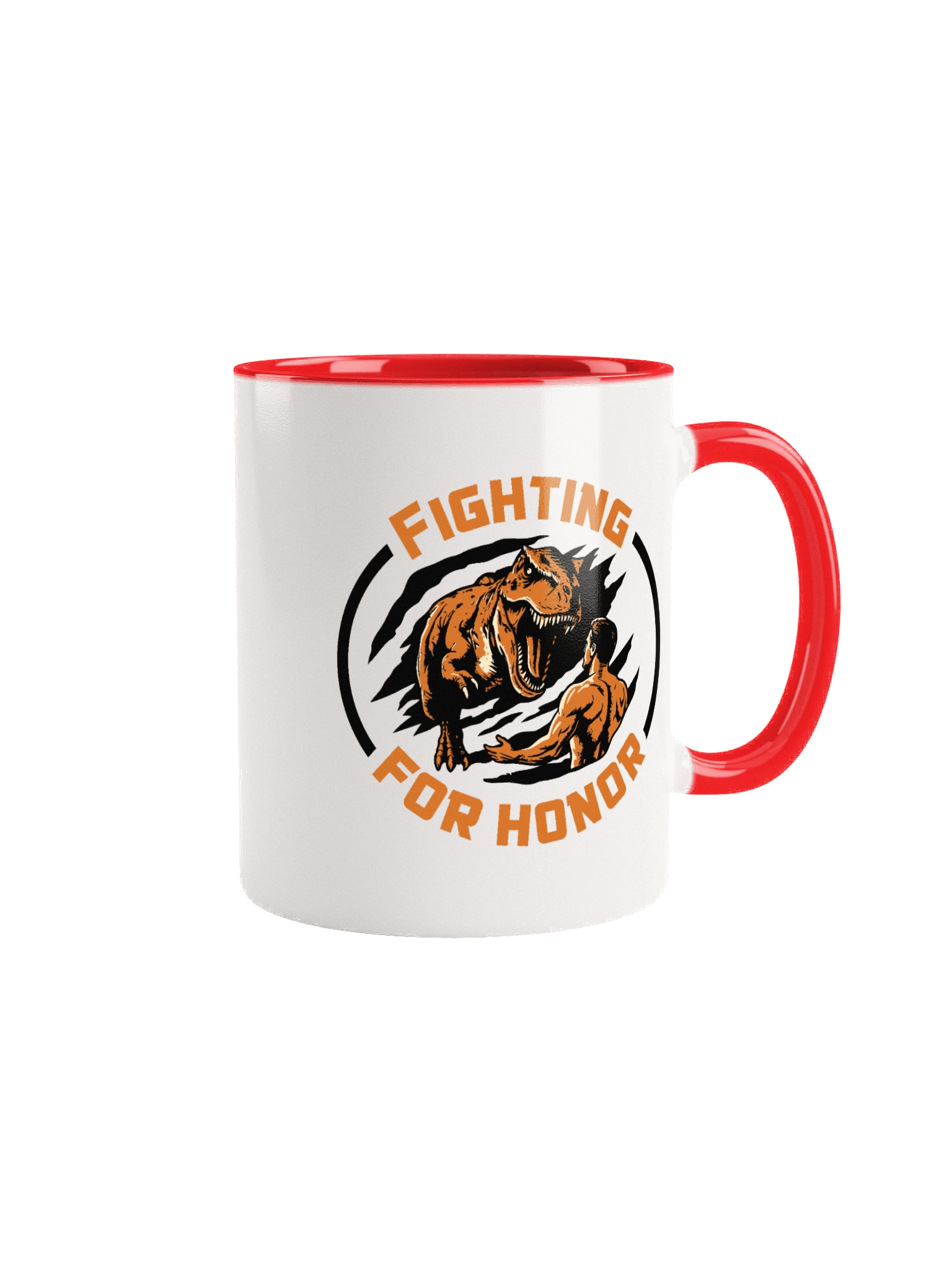 Fighting For Honor Ceramic Mug with Color Inside product image (1)