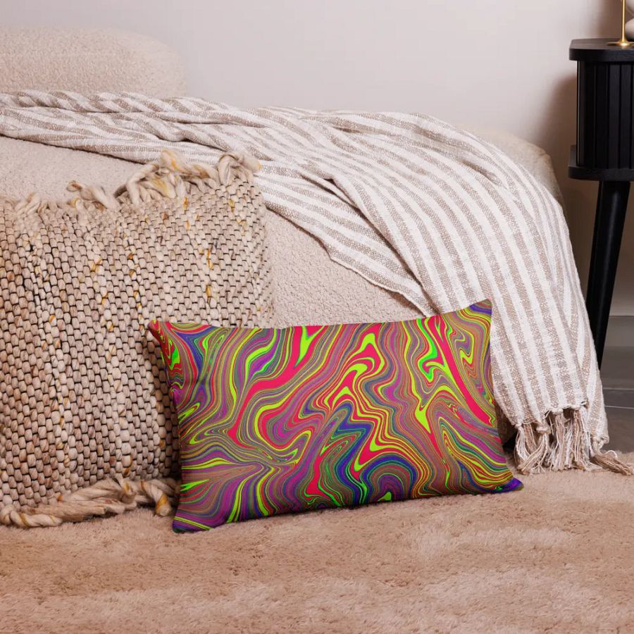 Premium Pillow Case - Colorful Liquid Swirls product image (4)