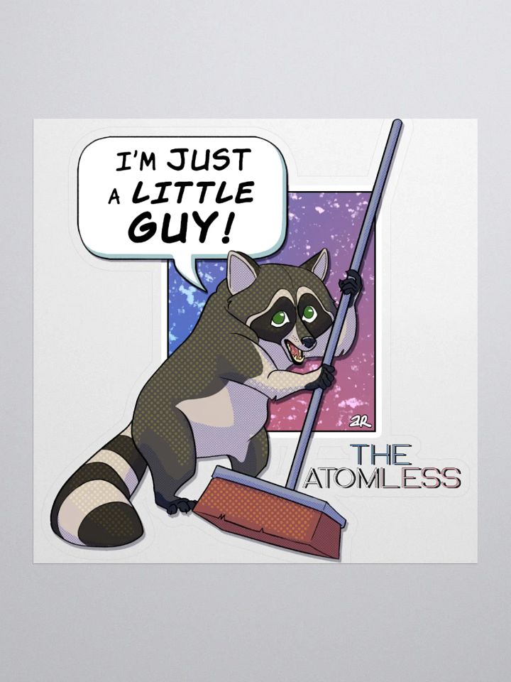 Guy the Racoon Sticker product image (1)