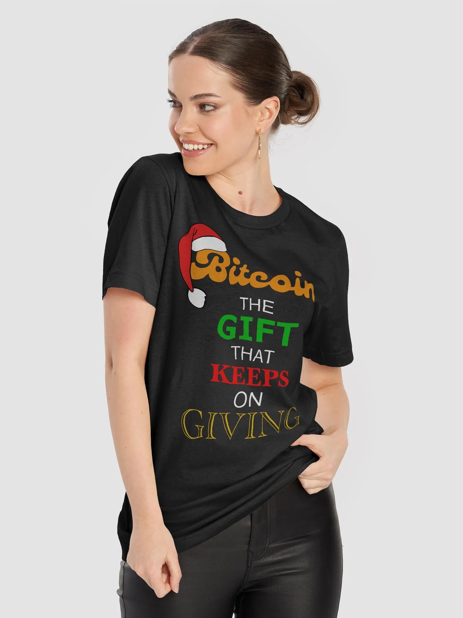 Bitcoin The Gift That Keeps On Giving Christmas Shirt product image (15)