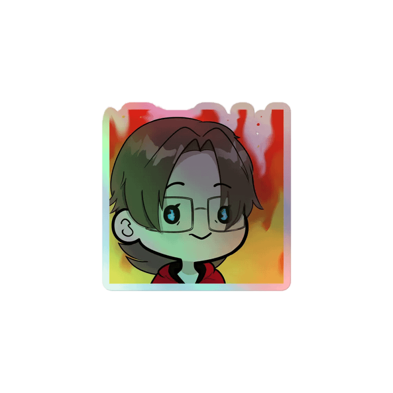 "ChaoticHavoc" Emote Holographic Sticker