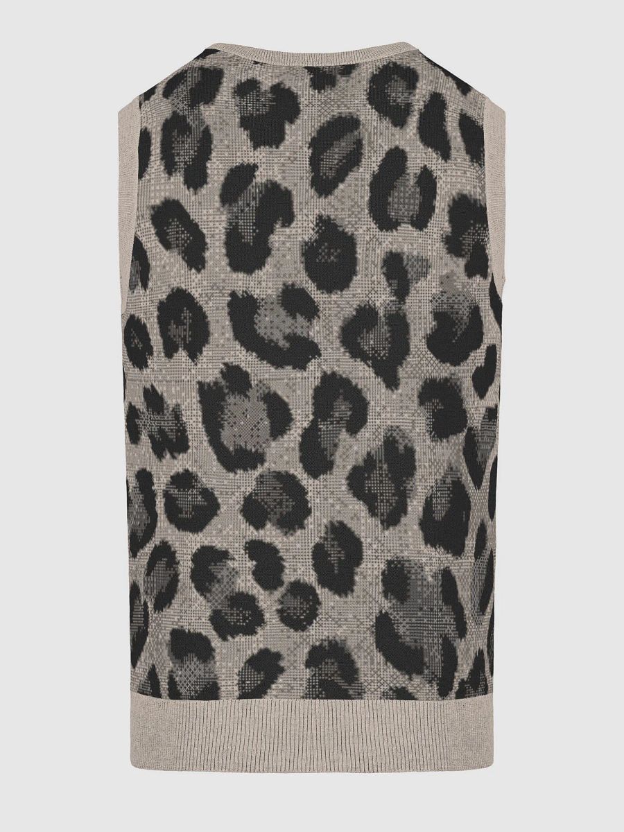 Leopard Luxe V-Neck Vest product image (4)