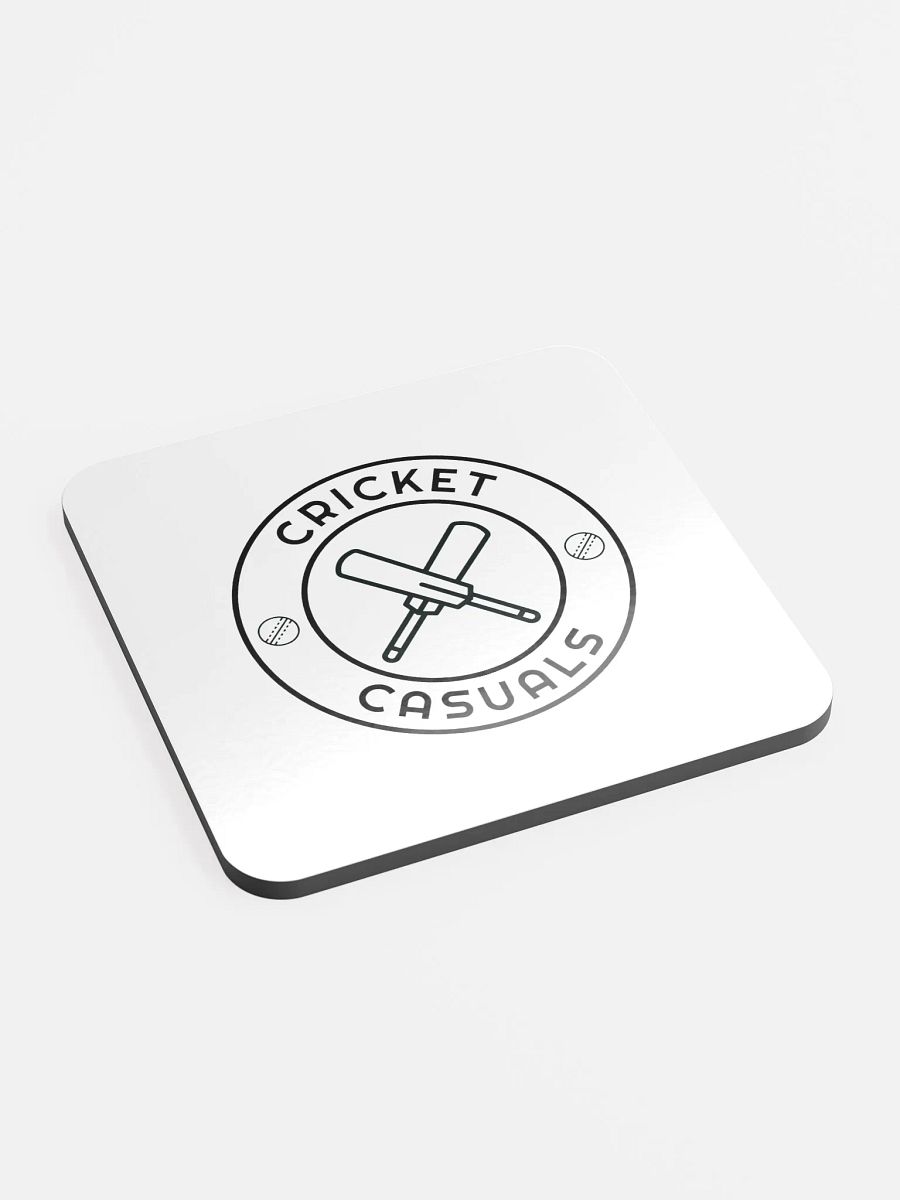 Cricket Casuals Coaster - White product image (2)