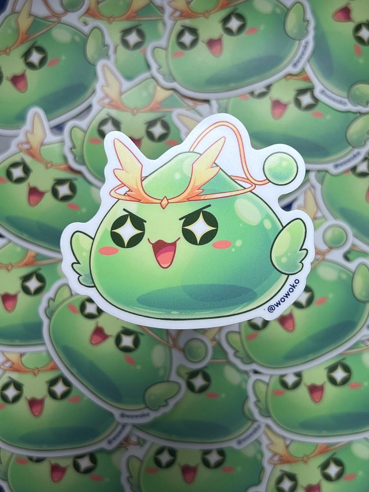 WoWoKo x Potato Fighers - Guardian Angel Slime - Sticker product image (1)
