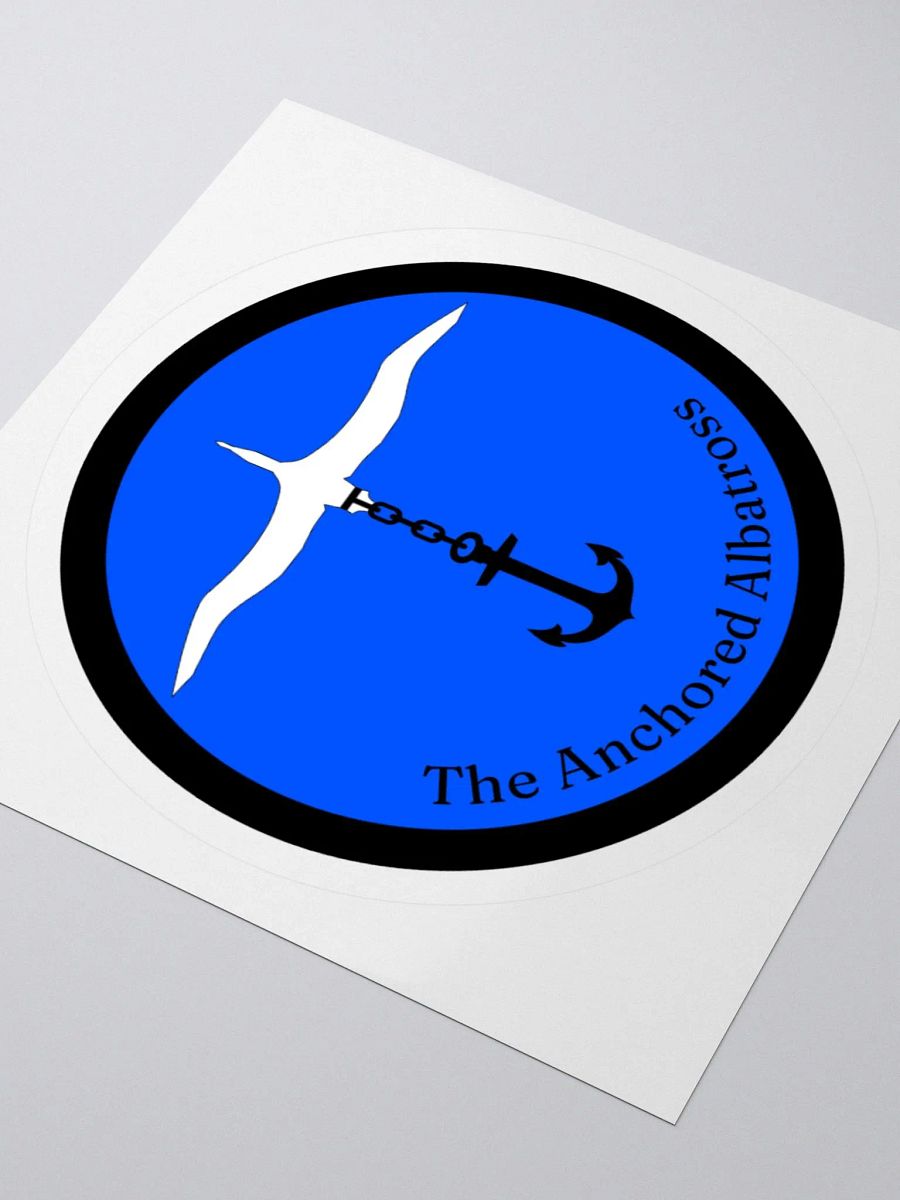 Anchored Albatross Kiss Cut Sticker product image (9)
