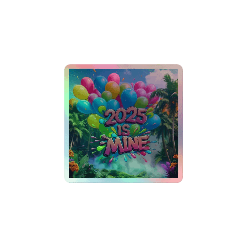 2025 IS MINE Holographic Sticker Sheet product image (1)