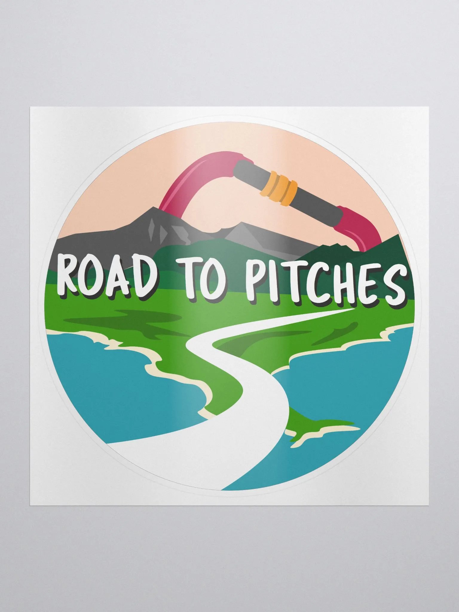 Road to Pitches sticker. product image (1)