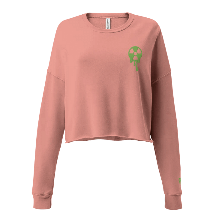 Slimey Logo Crop Top Sweatshirt (Embroidered) product image (5)