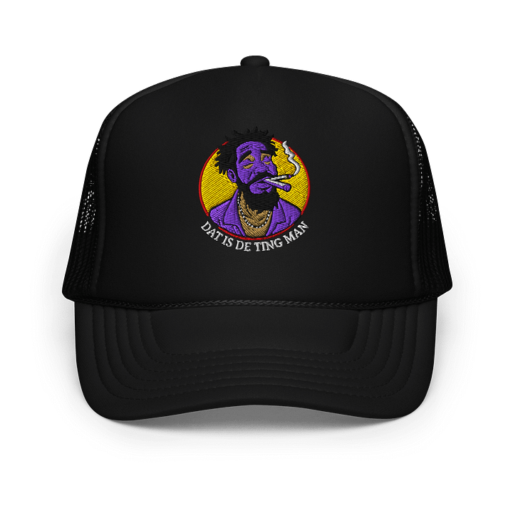 Dat Is De Ting Man Purple Color Design Trucker Hat product image (1)