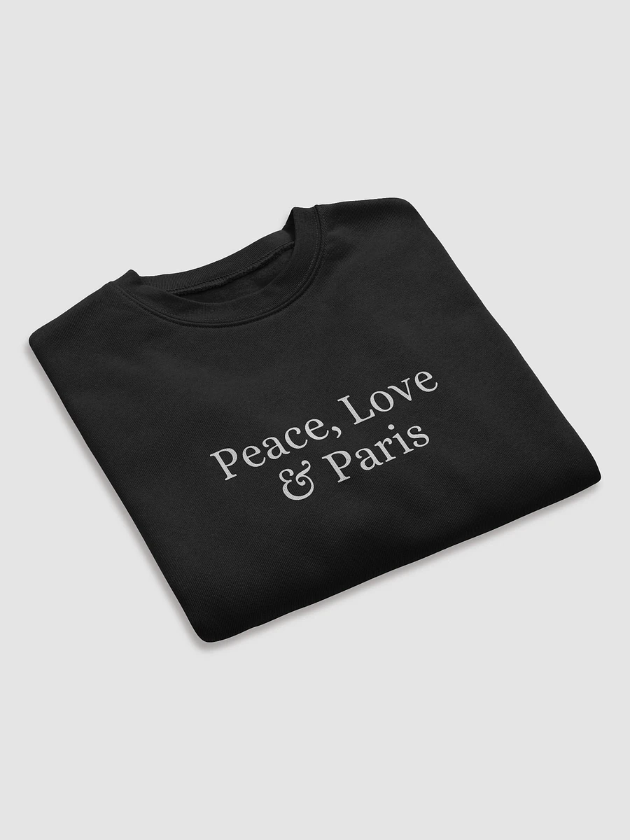 Peace, Love and Paris Cozy Chic Crop Sweatshirt product image (25)