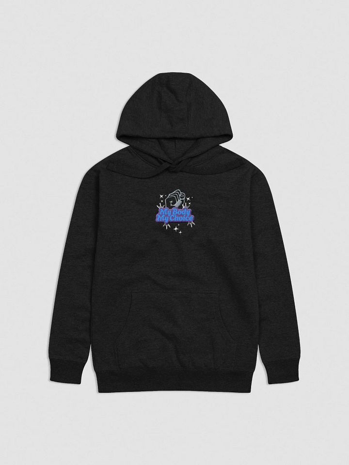 "My Body, My Choice" embroidered hoodie product image (6)