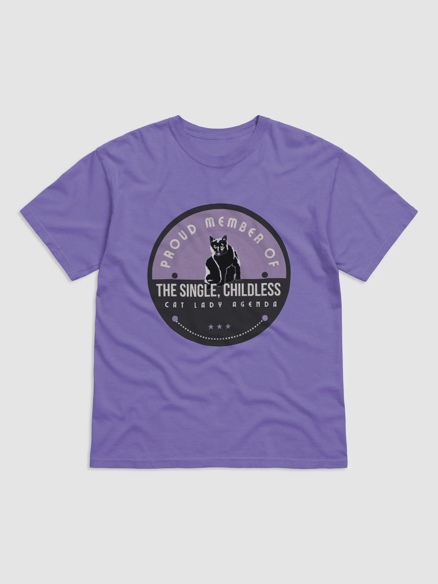 The Single, Childless, Cat Lady Agenda: A Feminist inspired T-Shirt product image (1)