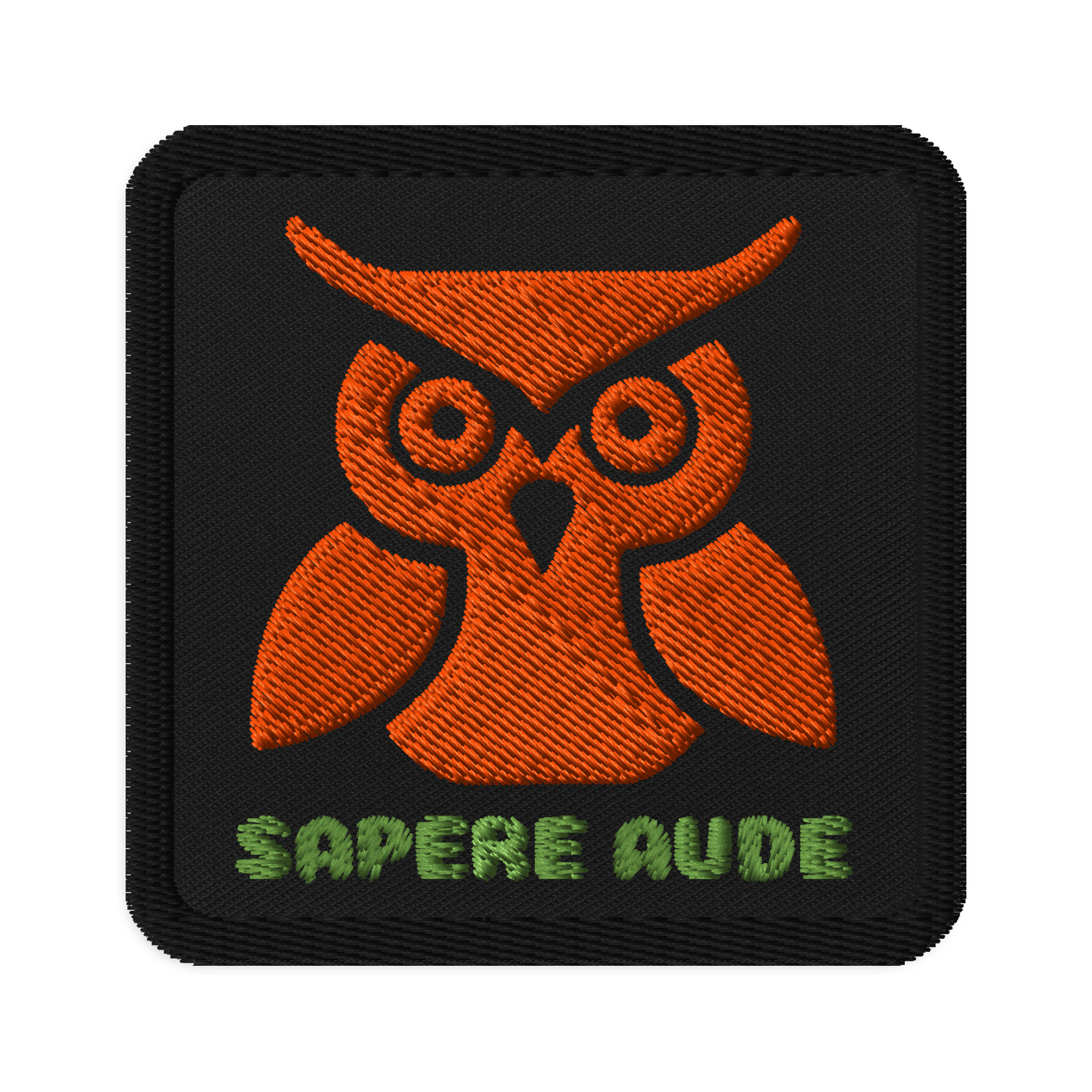 Sapere Aude Orange Patch product image (1)