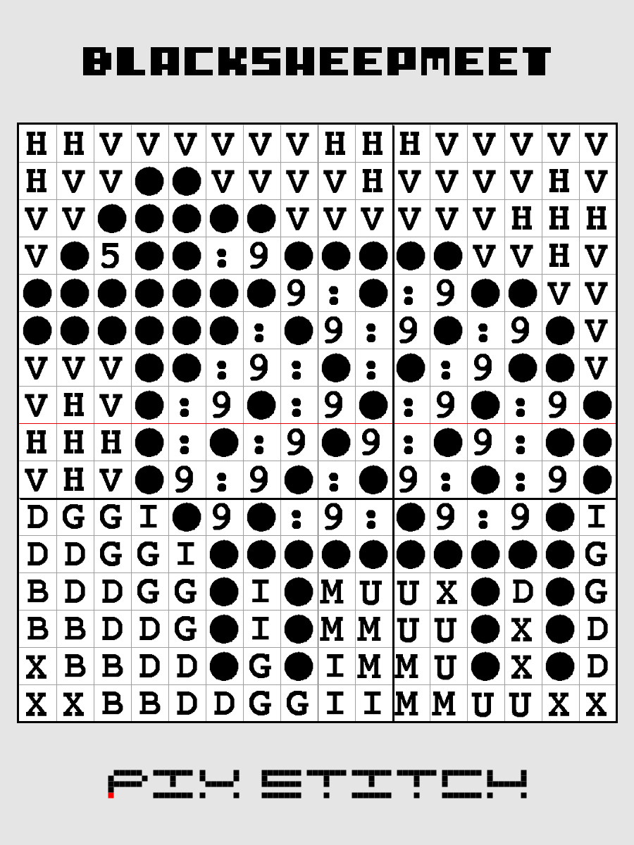 Blacksheepmeet Pixel Art product image (3)