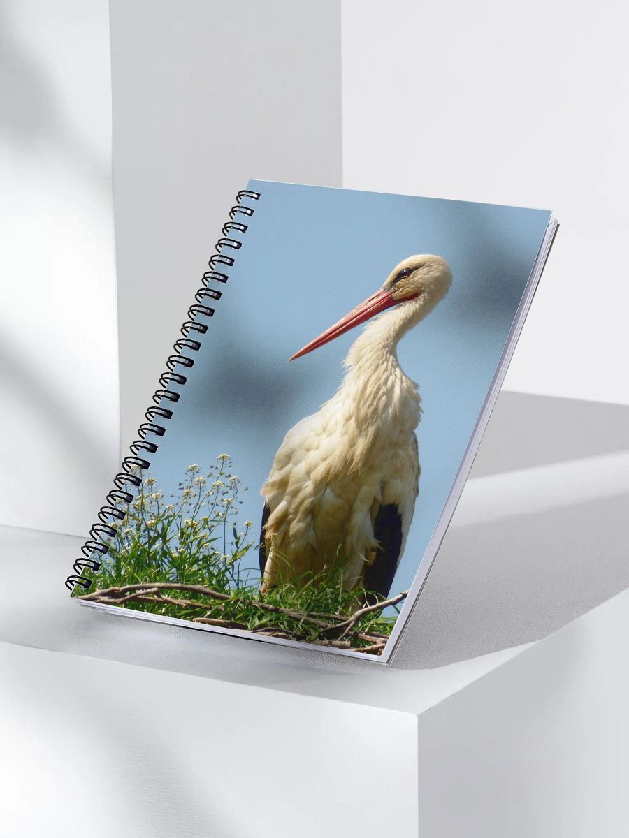 The white stork - Spiral Notebook product image (3)