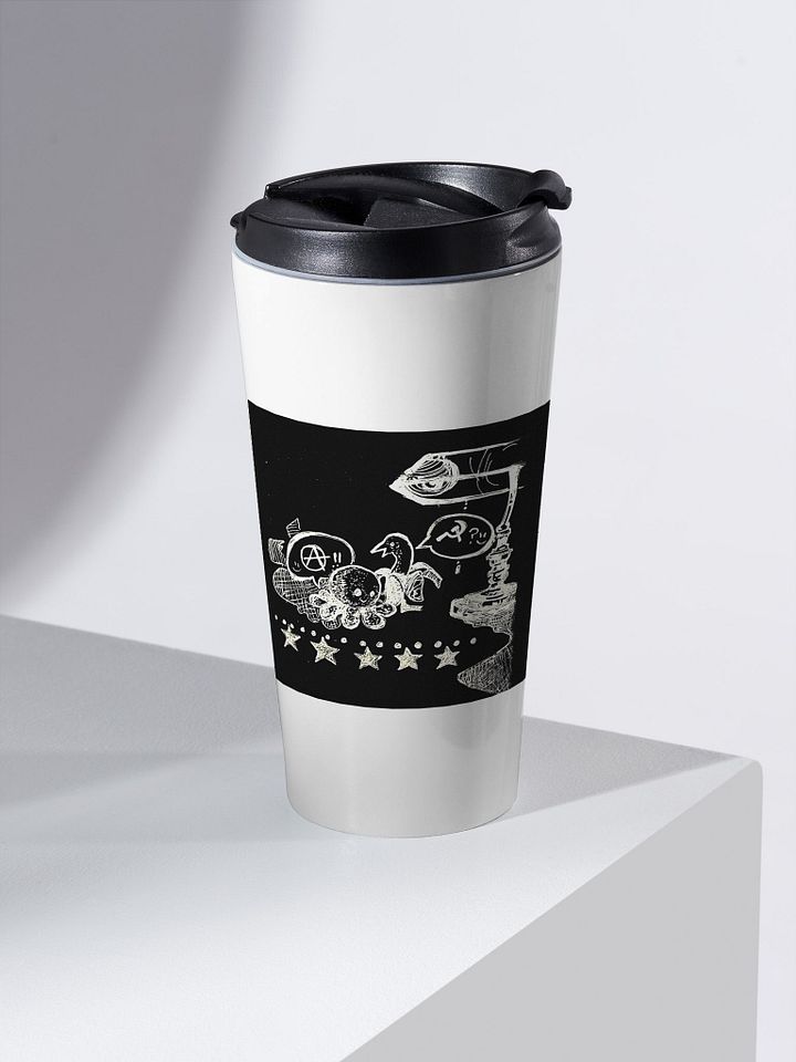 Cthulhu Swims Left Travel Mug product image (2)