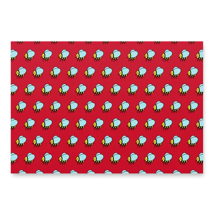 Bee Festive Giftwrap product image (1)