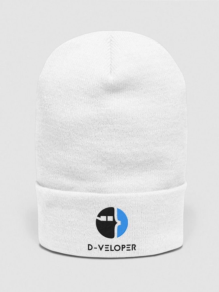 D-VELOPER Cuffed Beanie light mode product image (1)