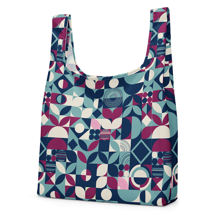 The Geometric Groove Tote Bag: Stylish and Eco-Friendly product image (3)
