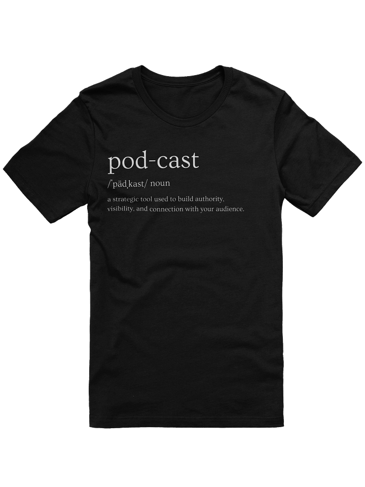 podcast shirt - strategic tool product image (1)