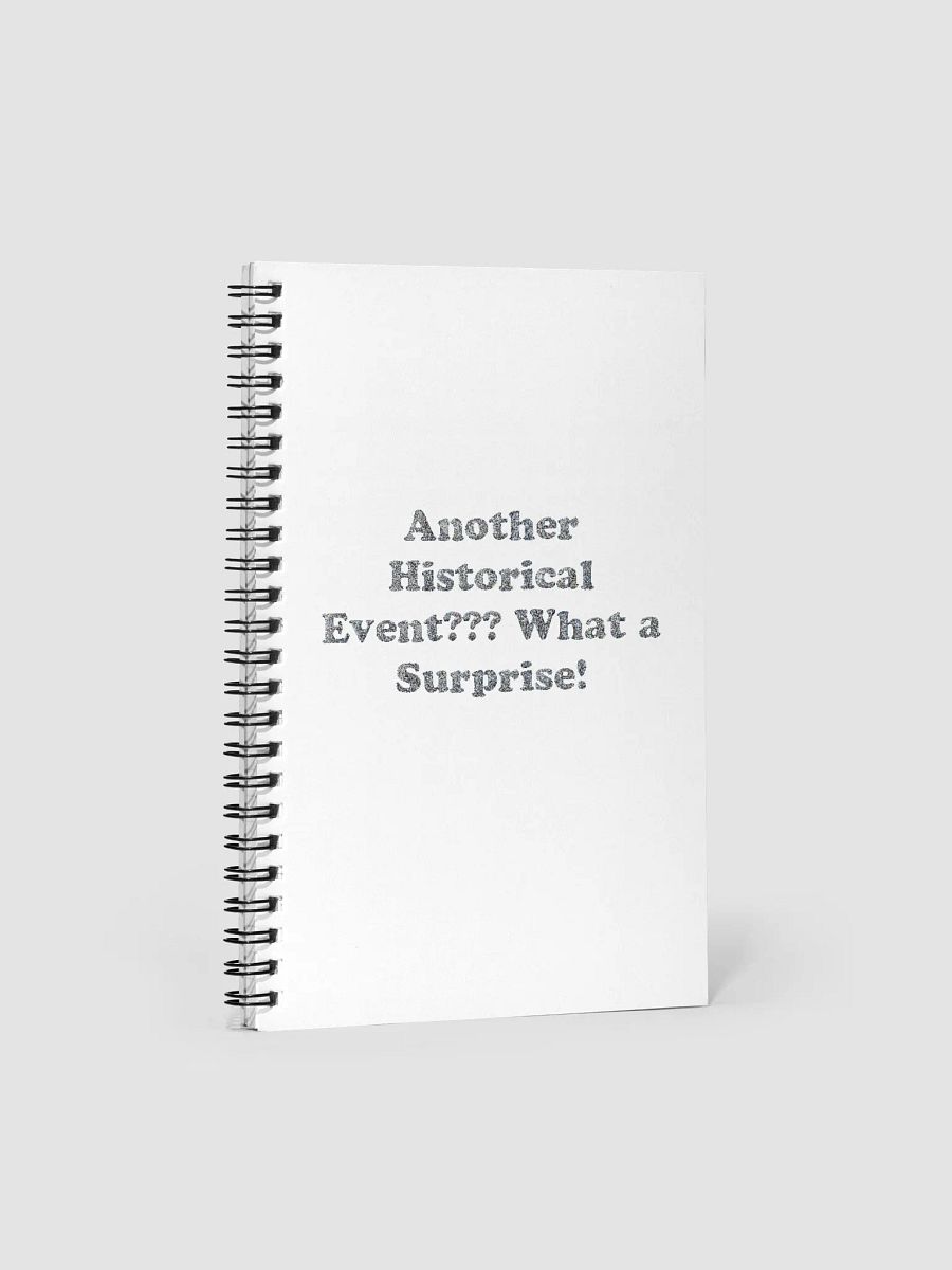 Spiral Notebook Historical Event product image (1)