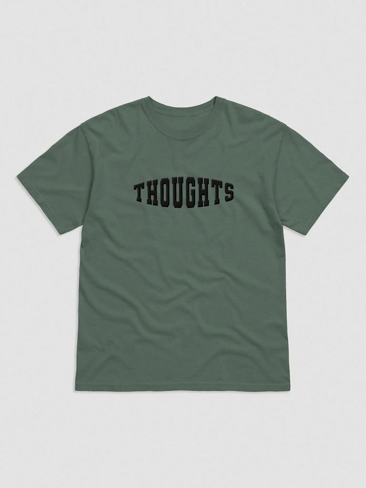 Thoughts T-Shirt Varsity Black Thread product image (1)