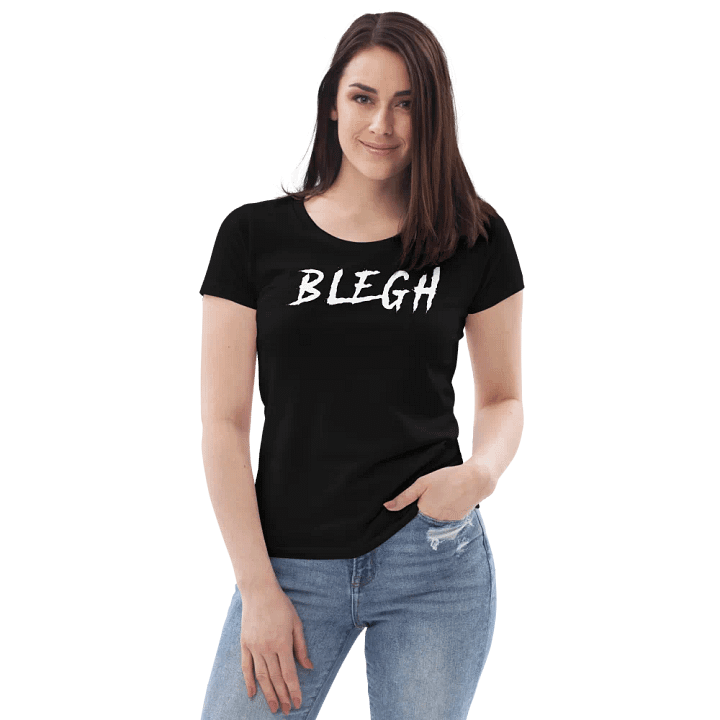 Women's Fitted Shirt with Purple Logo on Back product image (1)