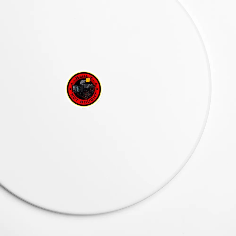 Built Not Bought Magnet product image (7)