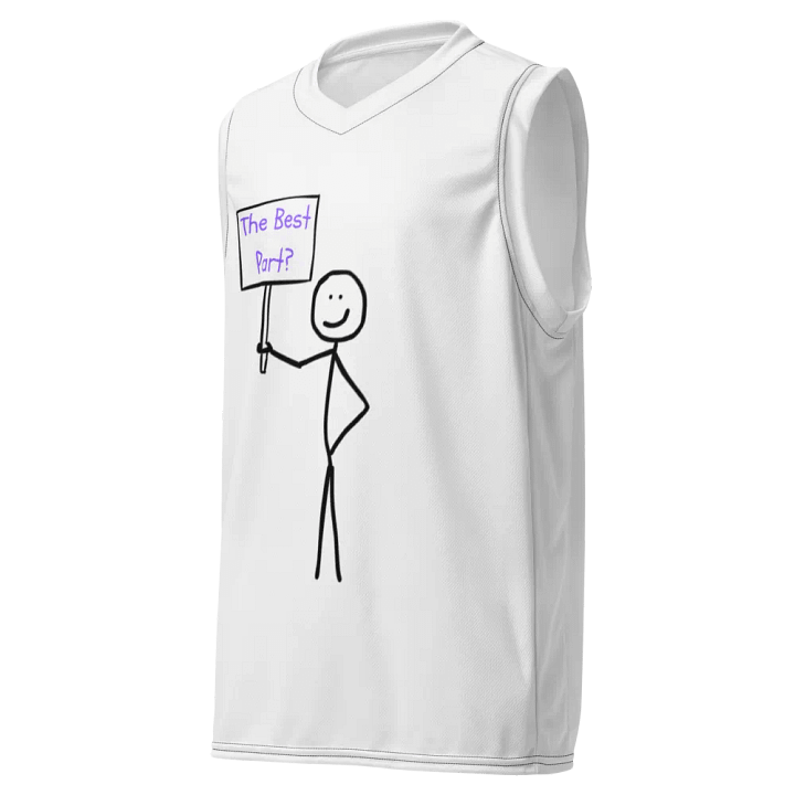 The Best Part Basketball Jersey product image (1)