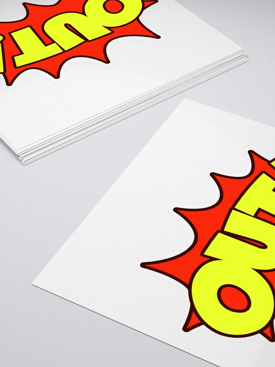 OUT! Kiss Cut Stickers product image (4)