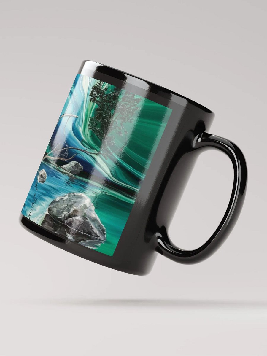 Magic Reflection, Glossy Black Mug product image (4)