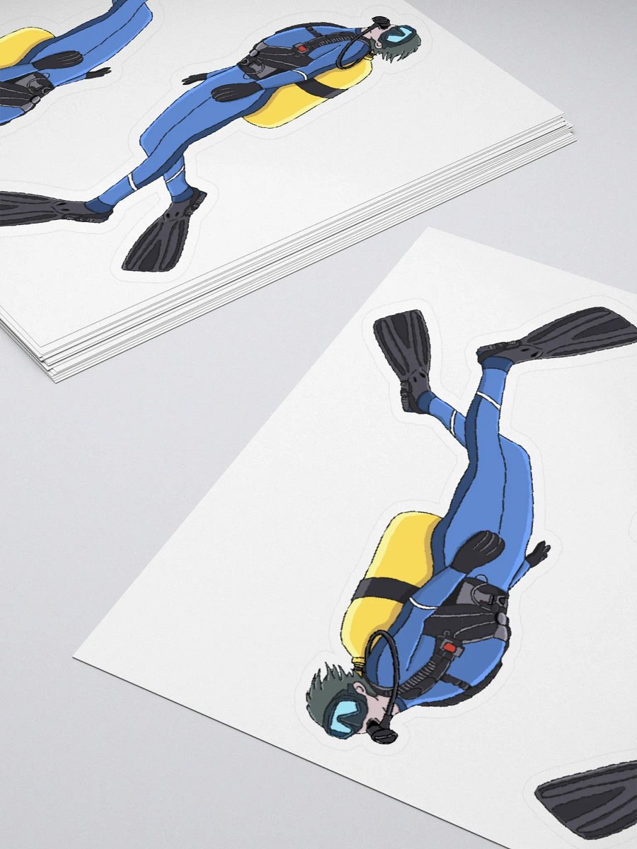 Rebreather Diver Sticker Set product image (5)
