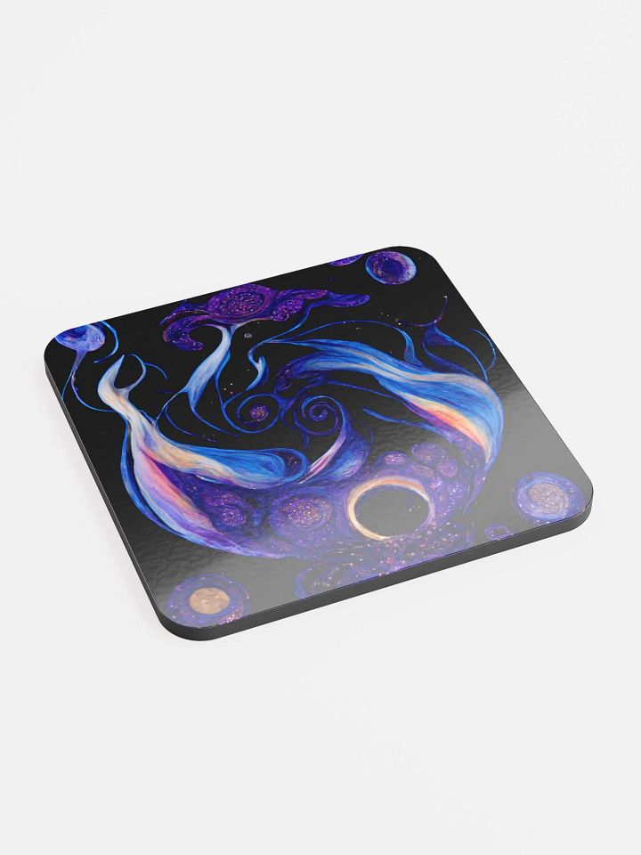 Cosmic Swirl Cork Coaster product image (2)