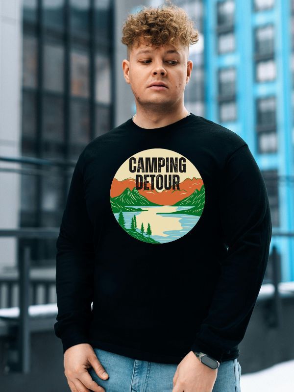 Camping Detour Unisex Crewneck Sweatshirt product image (1)