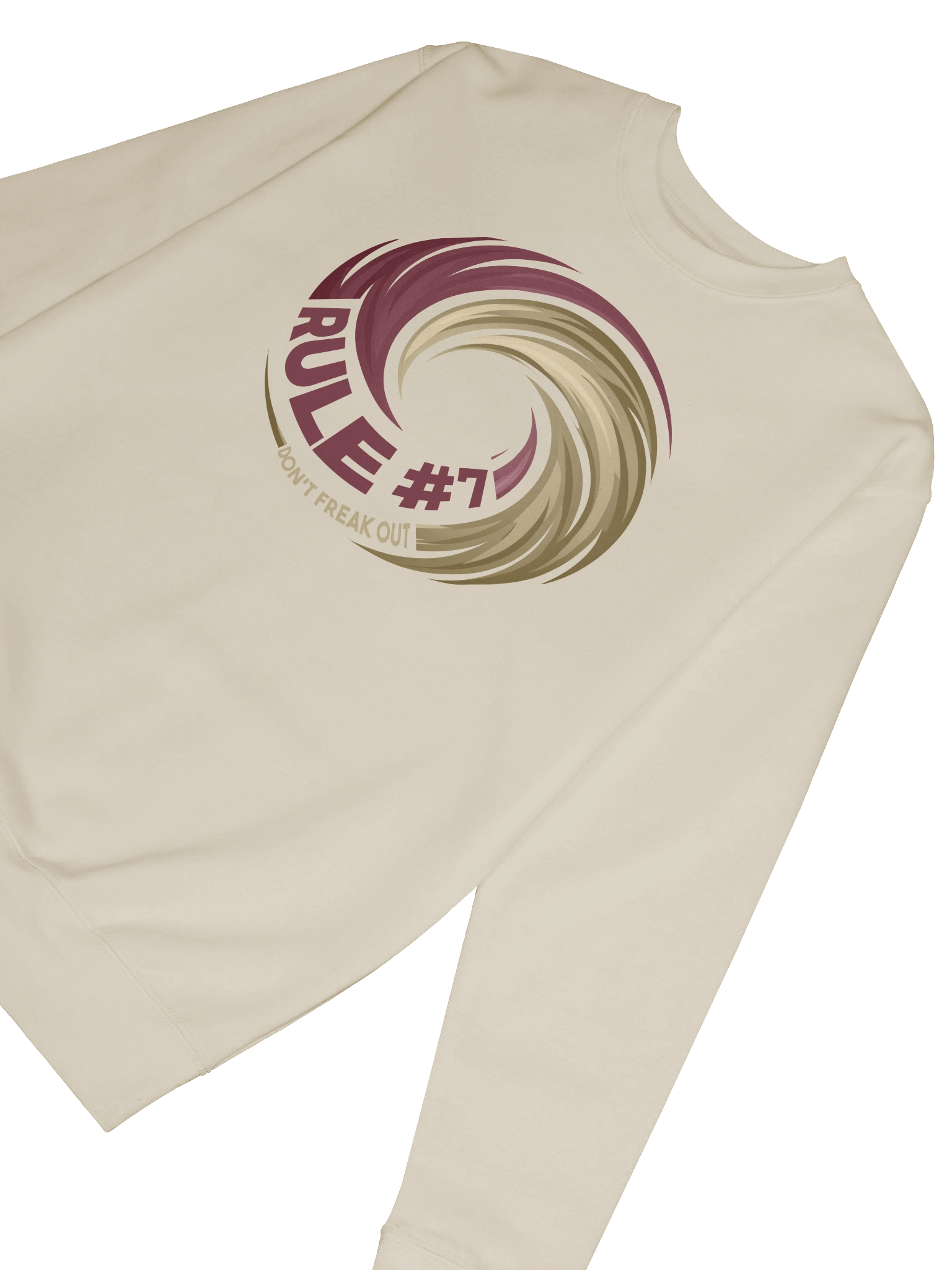 Rule #7 Cotton Sweatshirt Garnet and Gold product image (21)