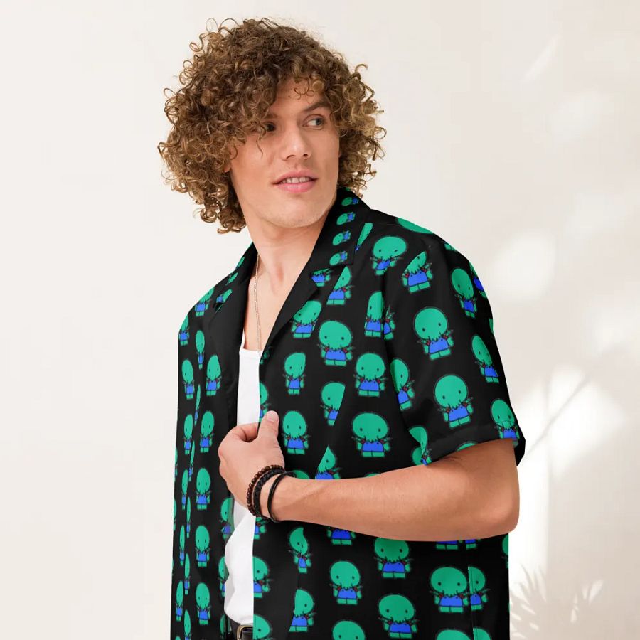 Hello Cthulhu! Hawaiian Shirt product image (7)