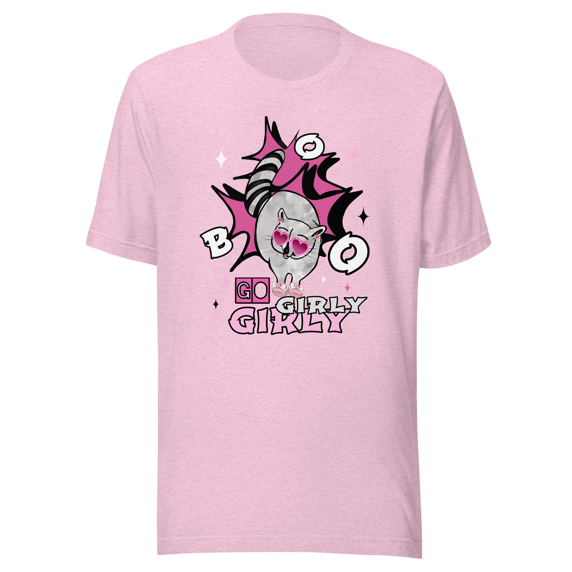 Girly Raccoon Heart Sunglasses Tee product image (13)