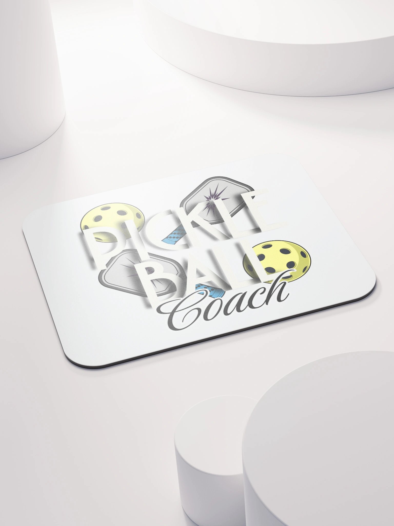 Pickleball Coach Reflective Classic Mouse Pad product image (4)