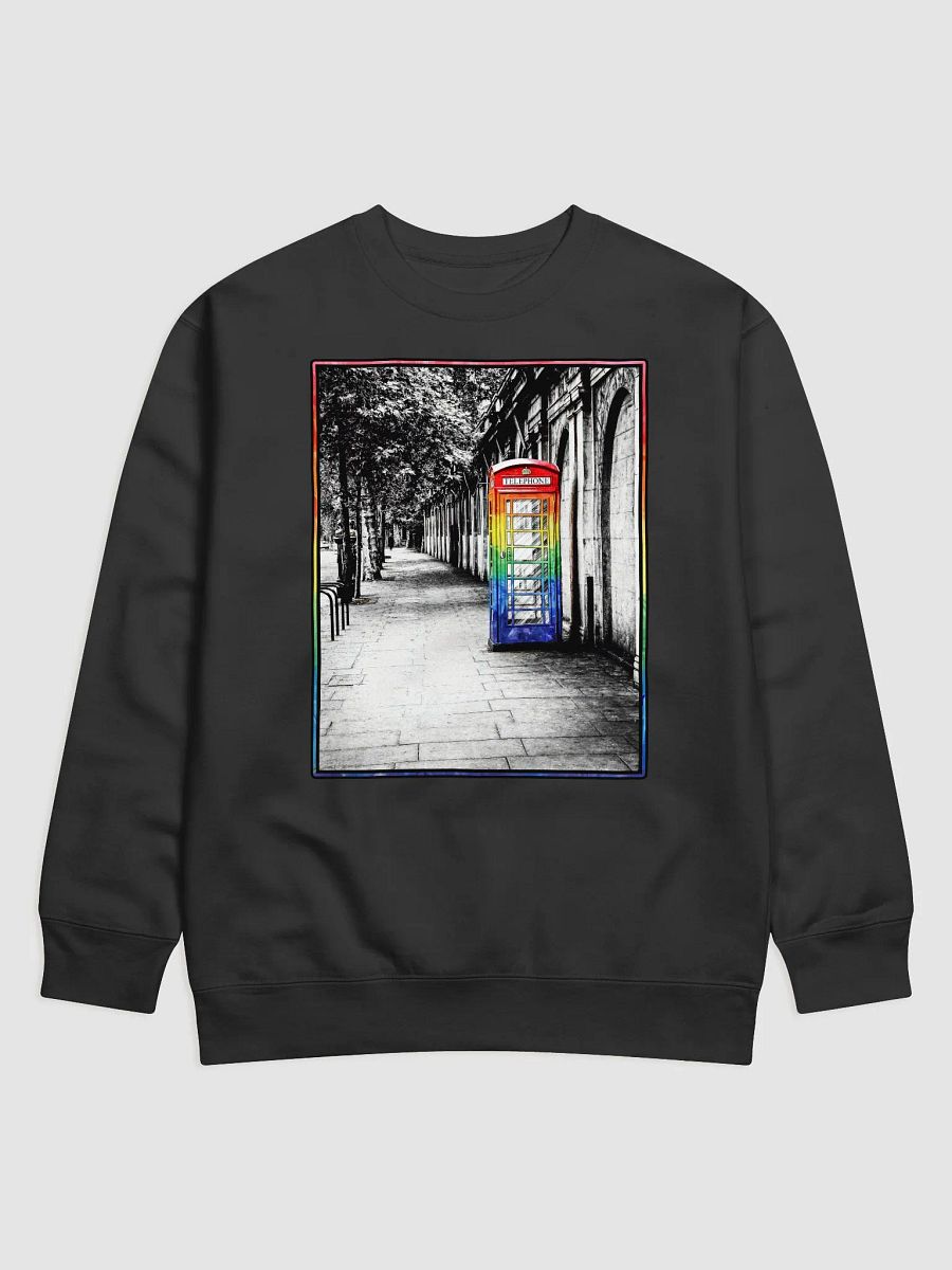 British Telephone Box - LGBTQ Pride Design Sweatshirt product image (2)