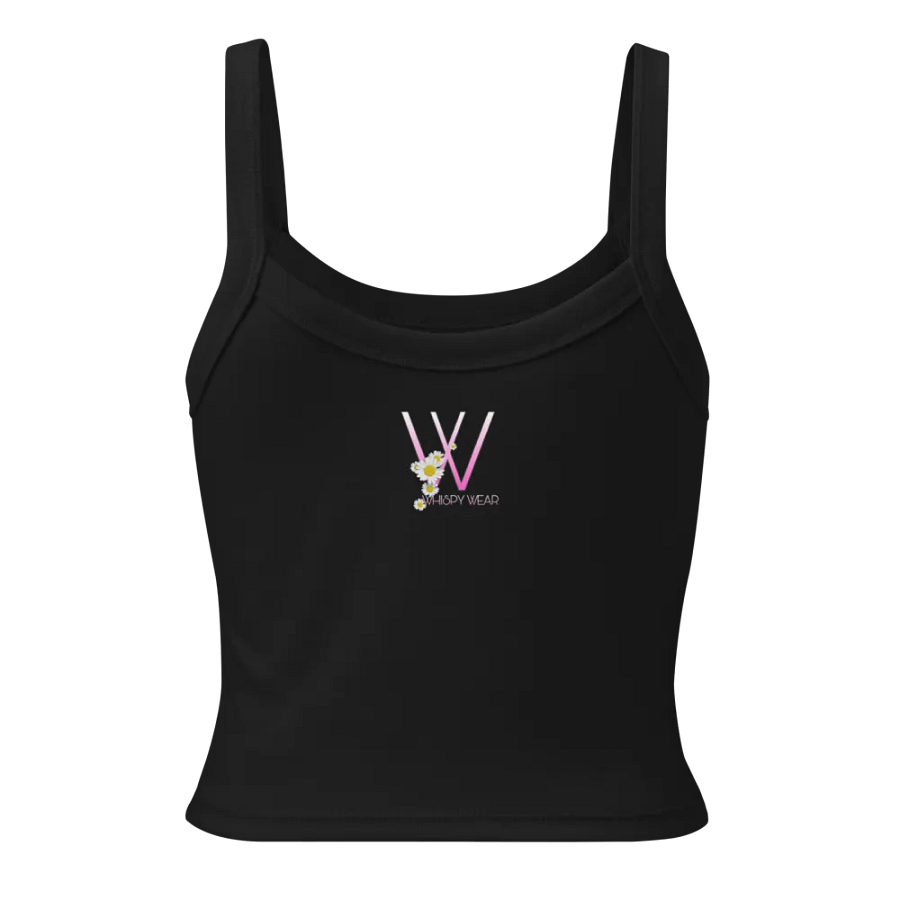 Butterfly Bliss Ribbed Tank - ONLY In Black product image (4)