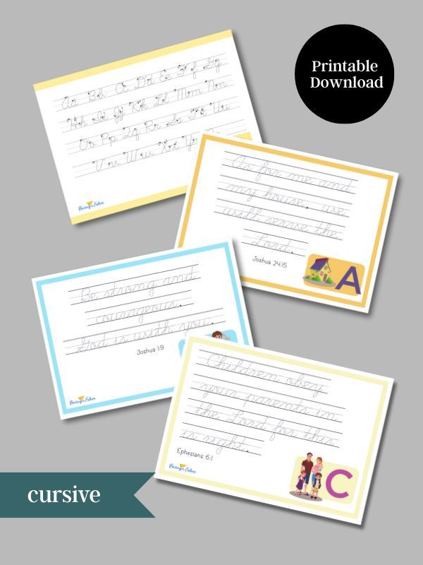 ABC Bible Verse Book and Tracing Pad Set product image (5)