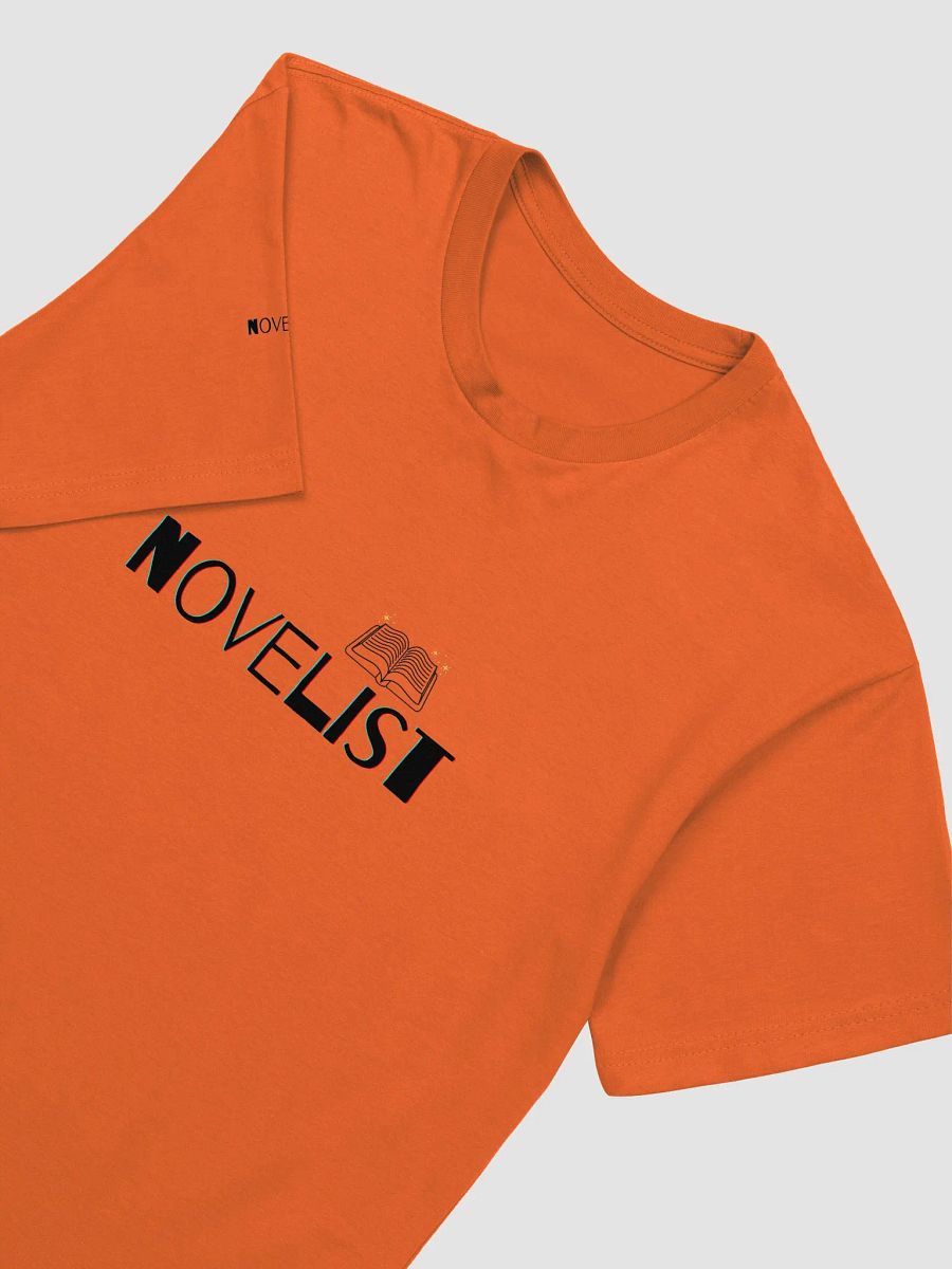 Novelist Black Text Supersoft T-shirt product image (33)