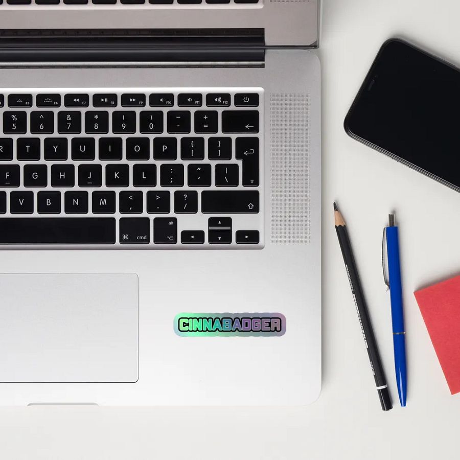 Cinnabadger Holo Sticker product image (10)