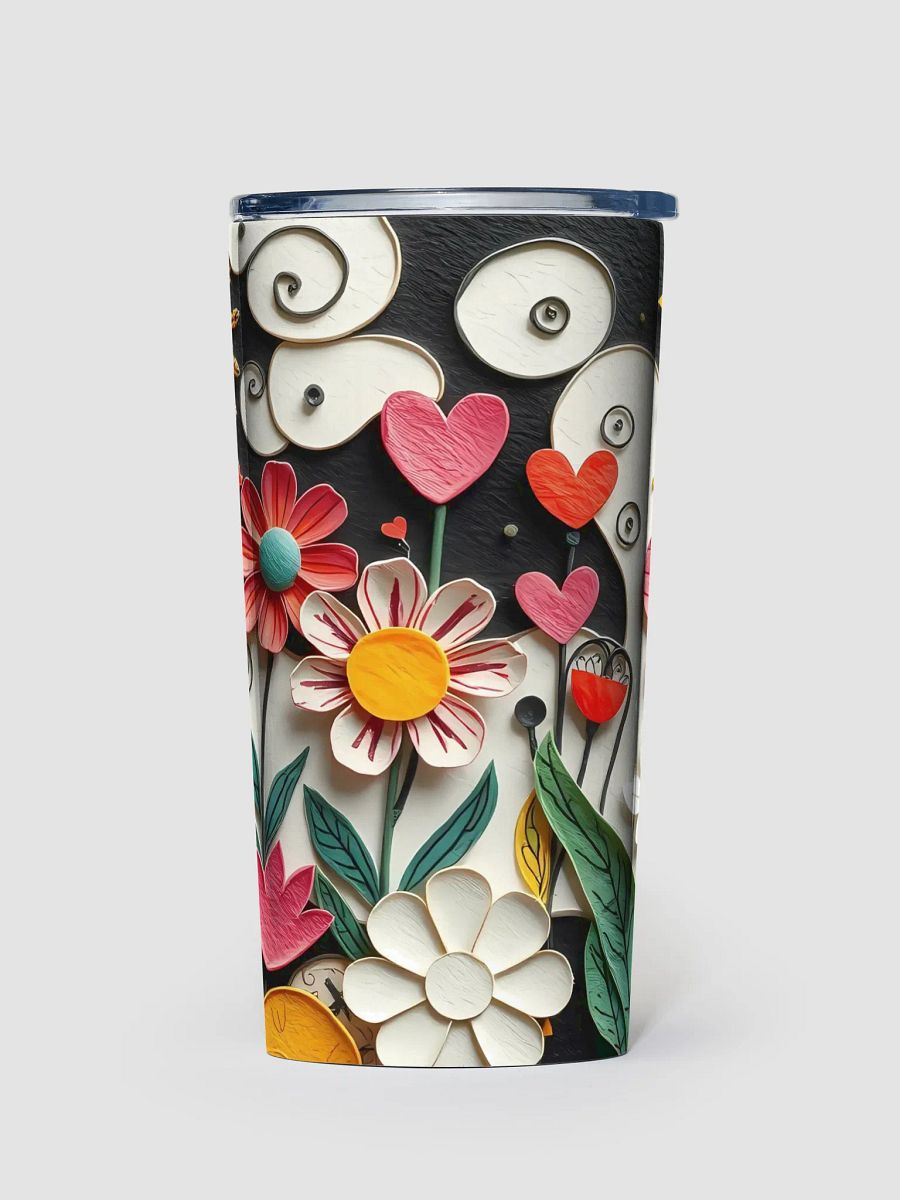Whimsical Floral Paper Tumbler product image (1)