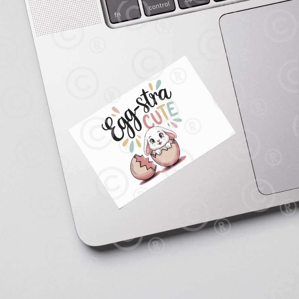 Egg-stra Cute Bunny Digital Download – High-Quality Easter PNG product image (3)