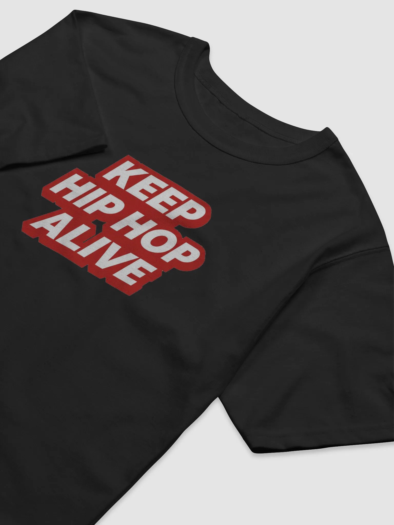 KEEP HIPHOP ALIVE BLACK TEE product image (3)